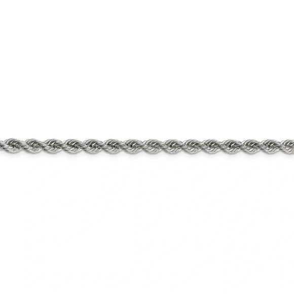 Solid Rope 4.5mm Necklace 24 Inch Stainless Steel - Picture 2 of 9